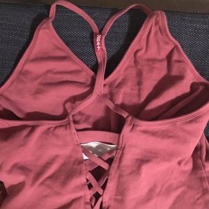 Hard Tail Tops - Hard Tail lattice back barre yoga top, size L Hard Tail Tops - Hard Tail lattice back barre yoga top, size L